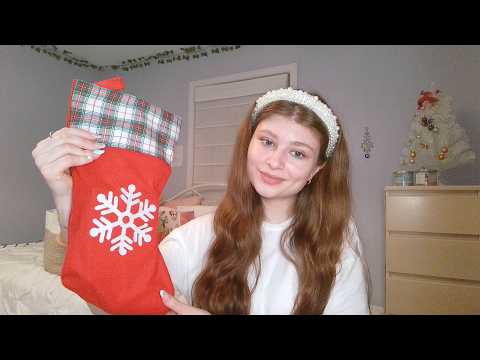 ASMR What I Got for Christmas🎄 | Cozy Soft Spoken Holiday Haul