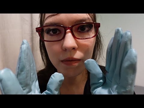 ASMR new leather gloves relaxing sounds