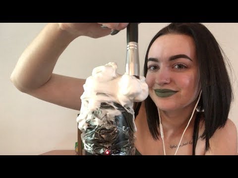 [ASMR] Shaving Cream on Mic! *Super Foamy*