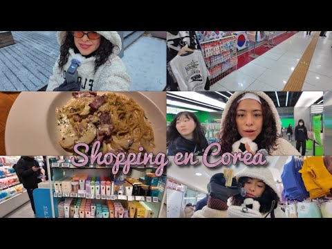 VLOG | De shopping por Corea del Sur (comida, nieve, skincare)