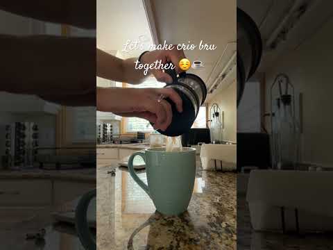 How I Make My Crio Bru ☕🍫 ASMR Voiceover #shorts