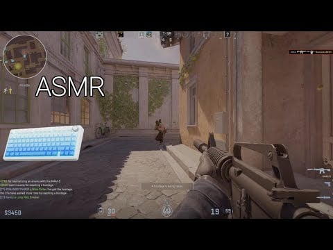ASMR Counter Strike 2 | trying my best :') keyboard & mouth sounds