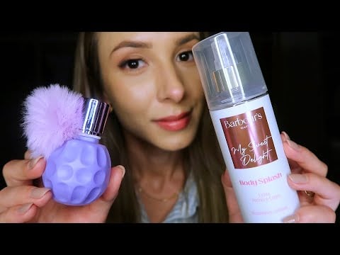 ASMR ✨ comprinhas de perfumes e o body splash mais famoso do tiktok 🫢 é tudo isso?!