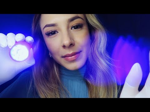 ASMR - CONSULTA DERMATOLÓGICA COMPLETA 👩🏼‍⚕️ SECRETÁRIA FAZ SEU CADASTRO E DOUTORA EXAMINA SUA PELE