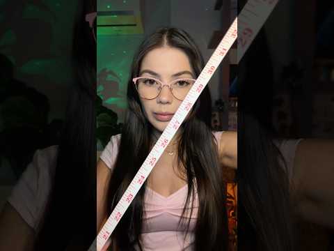 POV: costureira tirando suas medidas de corpo inteiro 📐 #asmr#costureira #POV #medidas #asmrsounds