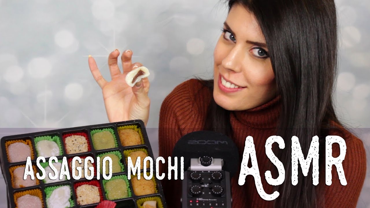 ASMR ita - 🍥 Assaggio MOCHI di tanti gusti 🍥 (Whispering, Eating Sounds)