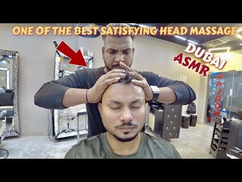 ASMR | One Of The Best satisfying Head Massage 🇦🇪