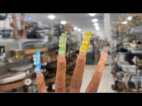 ASMR at HomeGoods 🛍️ 1 Hour of Gentle Tapping, Scratching & Texture Sounds (LoFi + Chatty)