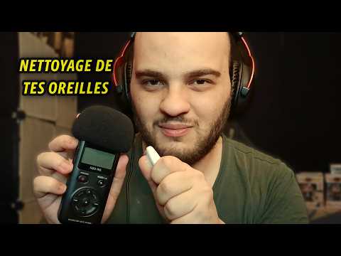 ASMR - NETTOYAGE DE TES OREILLES AVEC LE TASCAM (Brain massage)