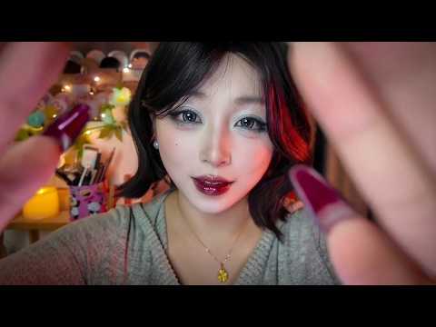 ASMR Doing Your Makeup 💄 Beauty Salon Roleplay (Personal Attention & Close-Up)