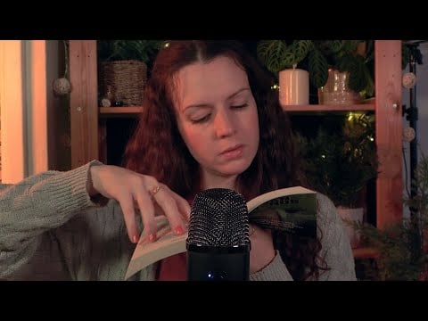 ASMR Relaxing Book Sounds -  Tapping, Page Turning....