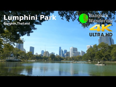 #ASMR #สวนลุมพินี [ 4K ] Calming and Relaxing sound BKK Thailand | Lumpini Park | Soundscape