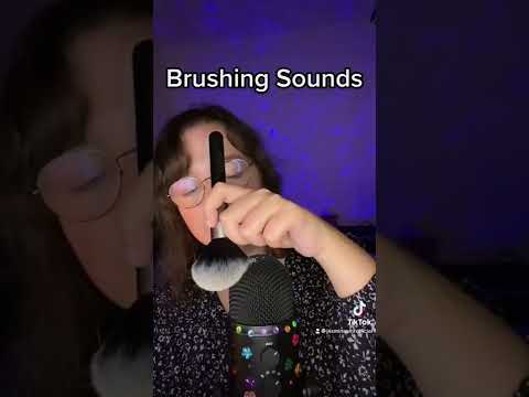 Brushing Sounds 😴 #shorts #shortsvideo #asmr