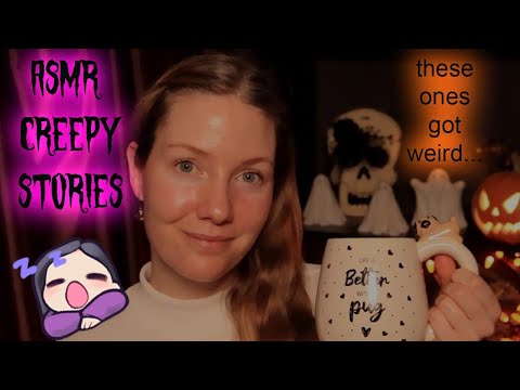 ASMR Creepy, True, Unexplained Stories! Close Whispering (One Hour)