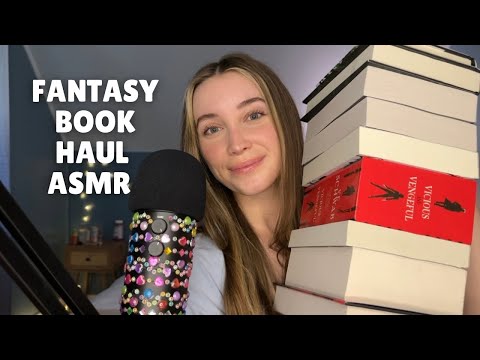 Big Fantasy Book Haul! 📚🐉 ASMR Book Tapping and Scratching