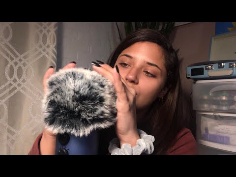 ASMR| UP CLOSE WHISPER RAMBLE W/ FLUFFY MIC SOUNDS