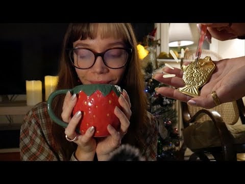 ASMR ✮⋆˙ Soirée de Noël :  calendrier du thé, métal à repousser, sapin et jolis cadeaux 𐙚˙⋆