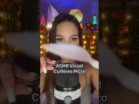 ASMR 🎤🥄 avec visuel ✨ #asmr #satisfyingasmr #frissons #visualasmr #asmrtriggers