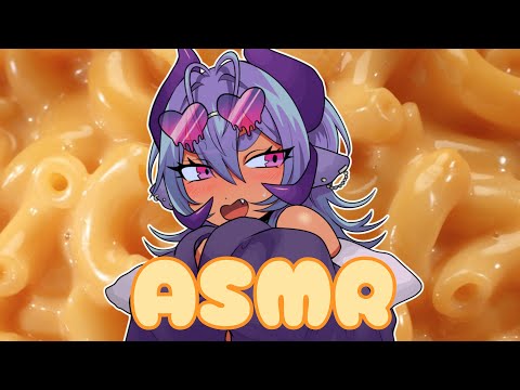 [ASMR] making funni mac n cheese noises with my tongue 👅💦 🧀