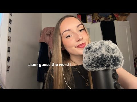 ASMR Guess the silent word🤫💤