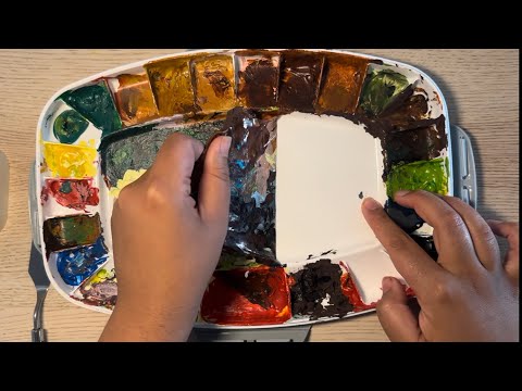 Experimental ASMR | Paint peeling (soft spoken, squeaky, plastic sounds)