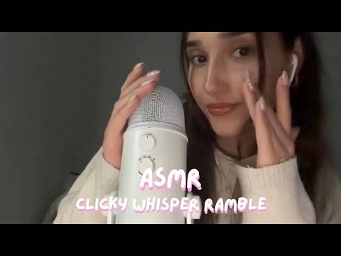 asmr - cozy & clicky whisper ramble 🧸🤍
