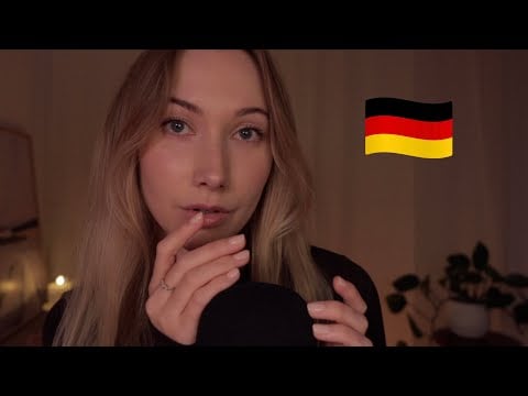 ASMR Trying GERMAN Trigger Words (while in a rainstorm) 🇩🇪🌧️✨