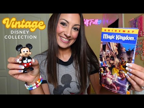 ASMR My Collection of *VINTAGE* Disney Items 🏰