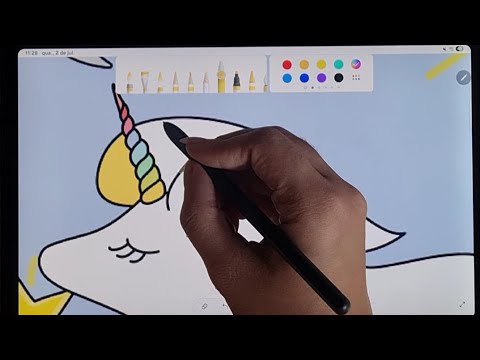 Asmr caseiro - pintando no tablet 