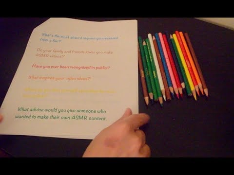 The Asmr Tag - 25 Questions