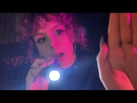 💤CHAOTIC ASMR: CRANIAL NERVE EXAM - Spit painting, kisses + MORE! (VERY UNPREDICTABLE) 🧠🔦💤