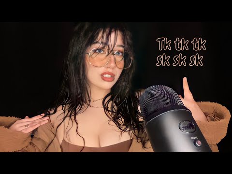ASMR| tk-tk-tk , sk-sk-sk ( hand sounds+mouth sounds)