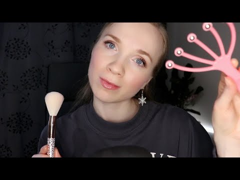 ASMR SUOMI Poistetaan Stressiä ja Huolia 💤Kasvojen kosketusta, Päähieronta 💆Personal Attention