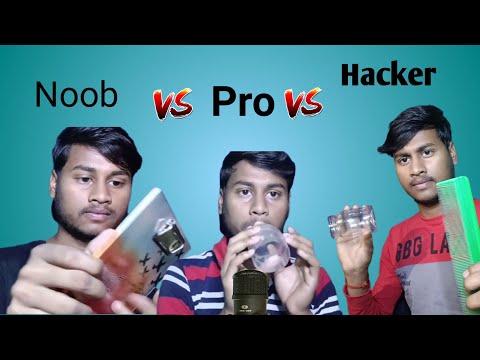 ASMR Noob VS Pro Vs Hacker