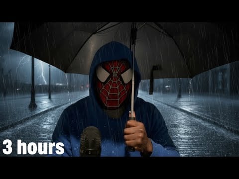 ASMR Gentle Mouth Sounds, Rain Sounds, Tapping 3 hours