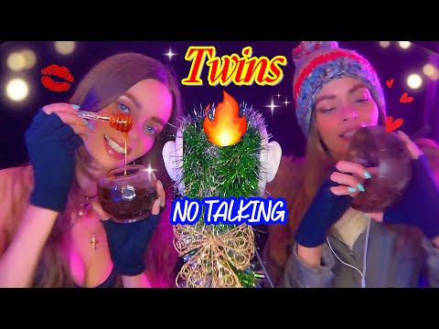 🌙 ASMR Gemelas: Dos Estilos, Una Experiencia Relajante 👯‍♀️ | TWINS | NO TALKING | ASMR en ESPAÑOL