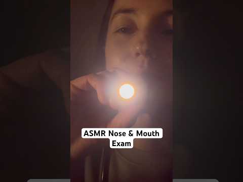 ASMR Nose & Mouth Exam | #asmrroleplay #asmr #medicalasmr #sleepasmr #personalattention