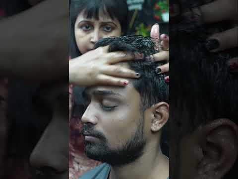 Experience Chaitali's Gentle Wooden Stick Scalp Acupressure ASMR | Hypnotic Head Tingles #shorts