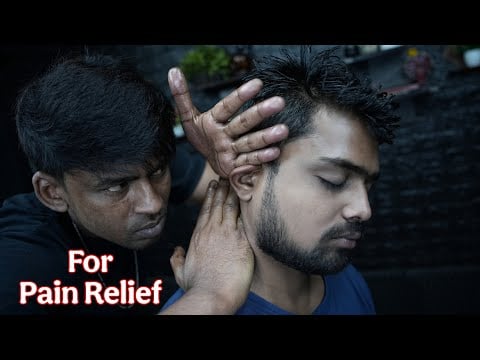 ASMR Indian Barber's "Pain Relief" Head & Shoulder Massage | Deep Relaxation & Tingles #tapping