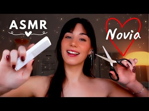 ASMR ❤️ TU NOVIA TE CORTA EL PELO 🌙 Roleplay Peluquería Español