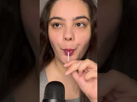 asmr eating lollipop #shorts