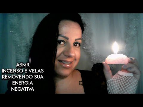 ASMR-INCENSO E VELAS REMOVENDO SUA ENERGIA NEGATIVA #asmr #rumo2k #arrepios #asmrvideo