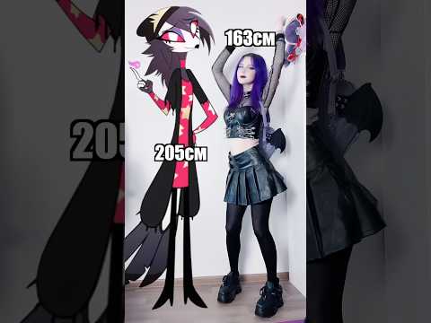 Helluva Boss heights #hazbinhotel #helluvaboss #cosplaygirl #cosplayer #cosplay #stolas