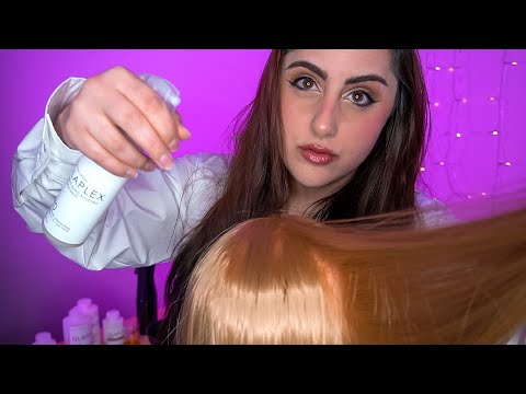 ASMR Personal Attention | Scalp Massage, REAL Hair Shampooing, Hair Brushing, Olaplex Hair Treatment