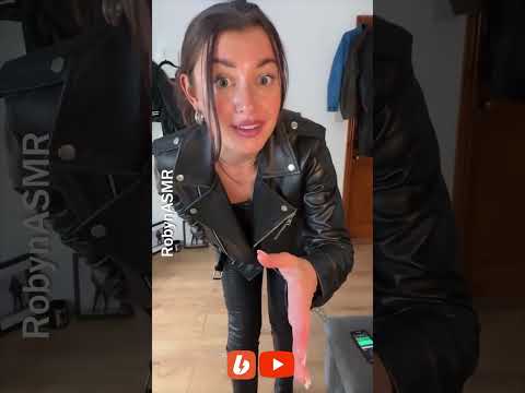 Congratulations and welcome onboard for your new job #asmr #leathercomplex