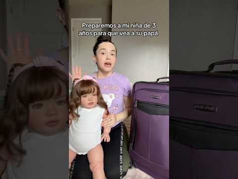 PREPARAMOS A MI NIÑA DE 3 AÑOS PARA QUE VEA A SU PAPÁ