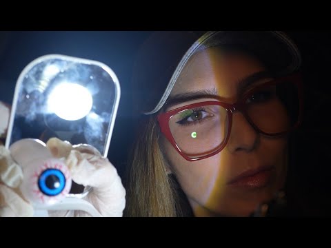 ASMR 👁️ This EYE EXAM will make you Tingle Instantly (soft spoken + lights + glove sounds)