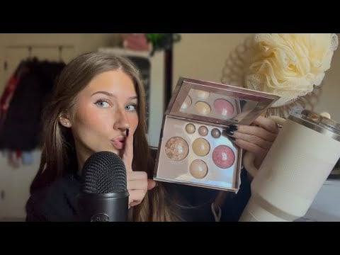 ASMR Christmas Haul 🎄 | Close Whispering, Tapping & Tracing