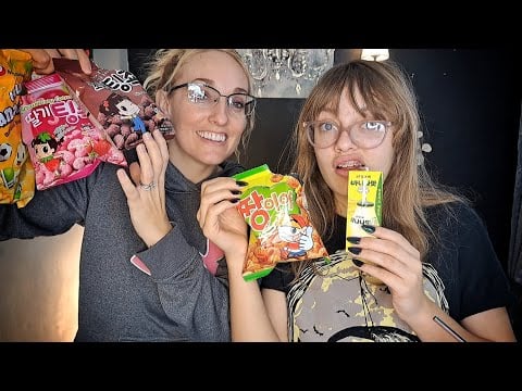 ASMR | Trying Korean Snacks | Taste Testing asmr 🤤 | Bonus Video 