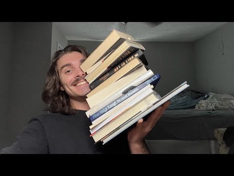[ASMR] Giving My Books A Massage and Reading Their Titles in a Sleepy Soft Spoken Voice